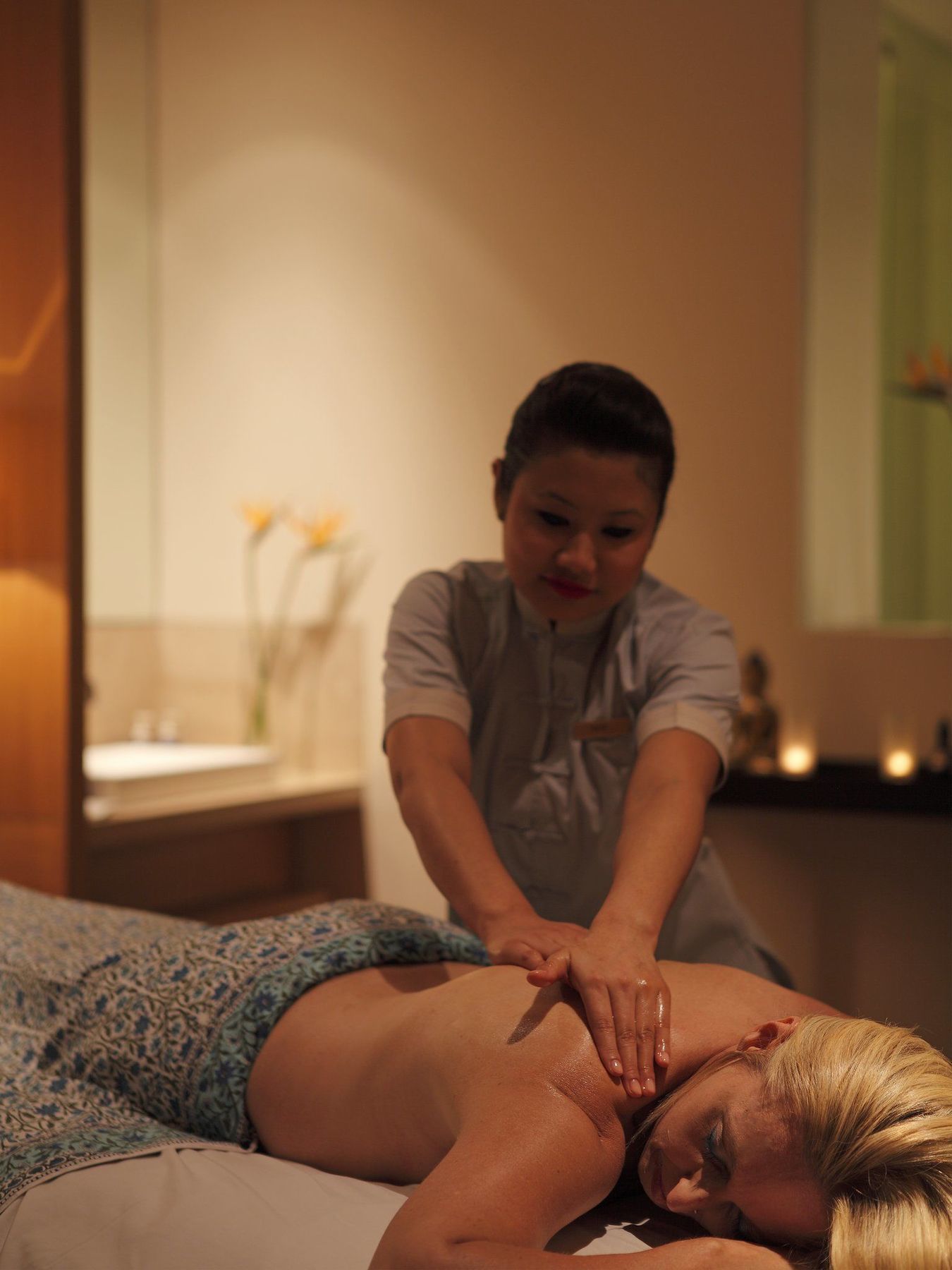 Trident Hyderabad Hotell Eksteriør bilde Thai massage